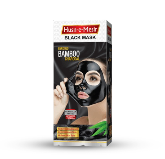 Bamboo Charcoal Black Mask (Pack of 6)